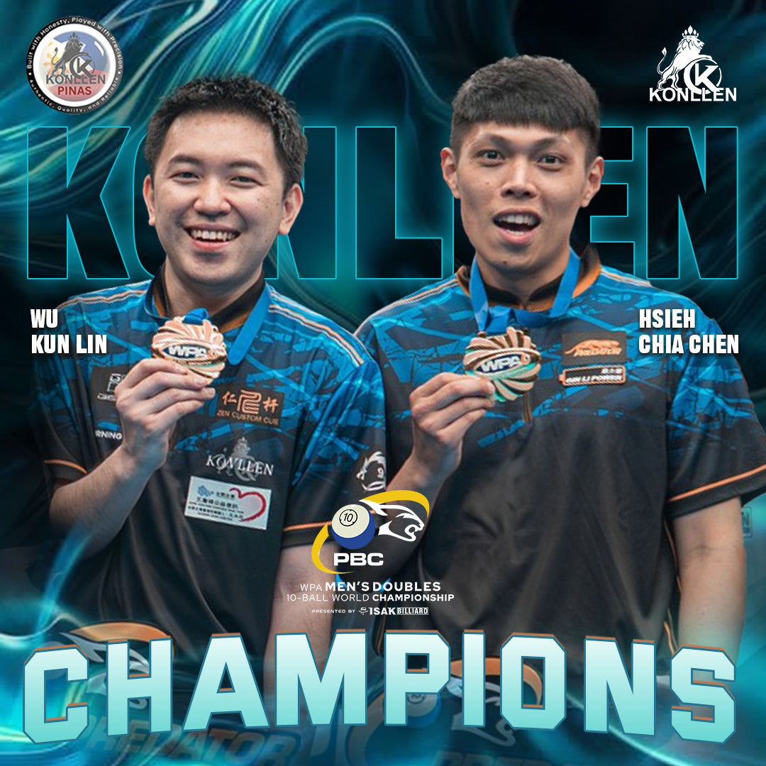 Wu Kun-Lin and Hsieh Chia-Chen Win Gold at the 2025 WPA Men’s Doubles 10-Ball World Championship