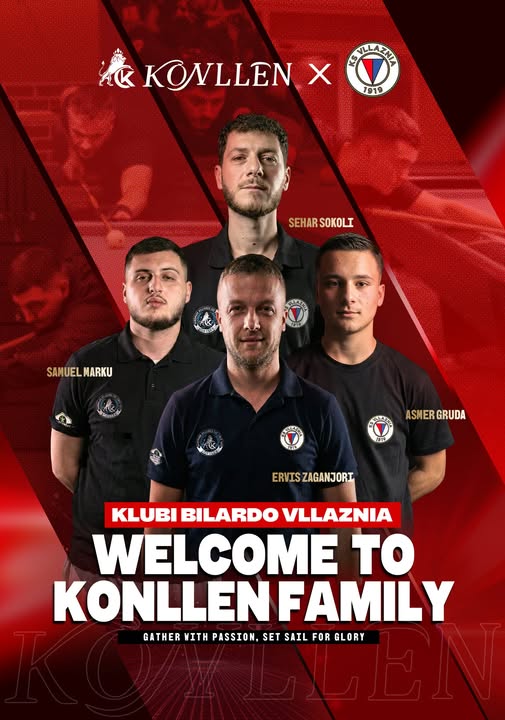 KONLLEN Enters Global Strategic Partnership with Legendary Albanian Billiards Club