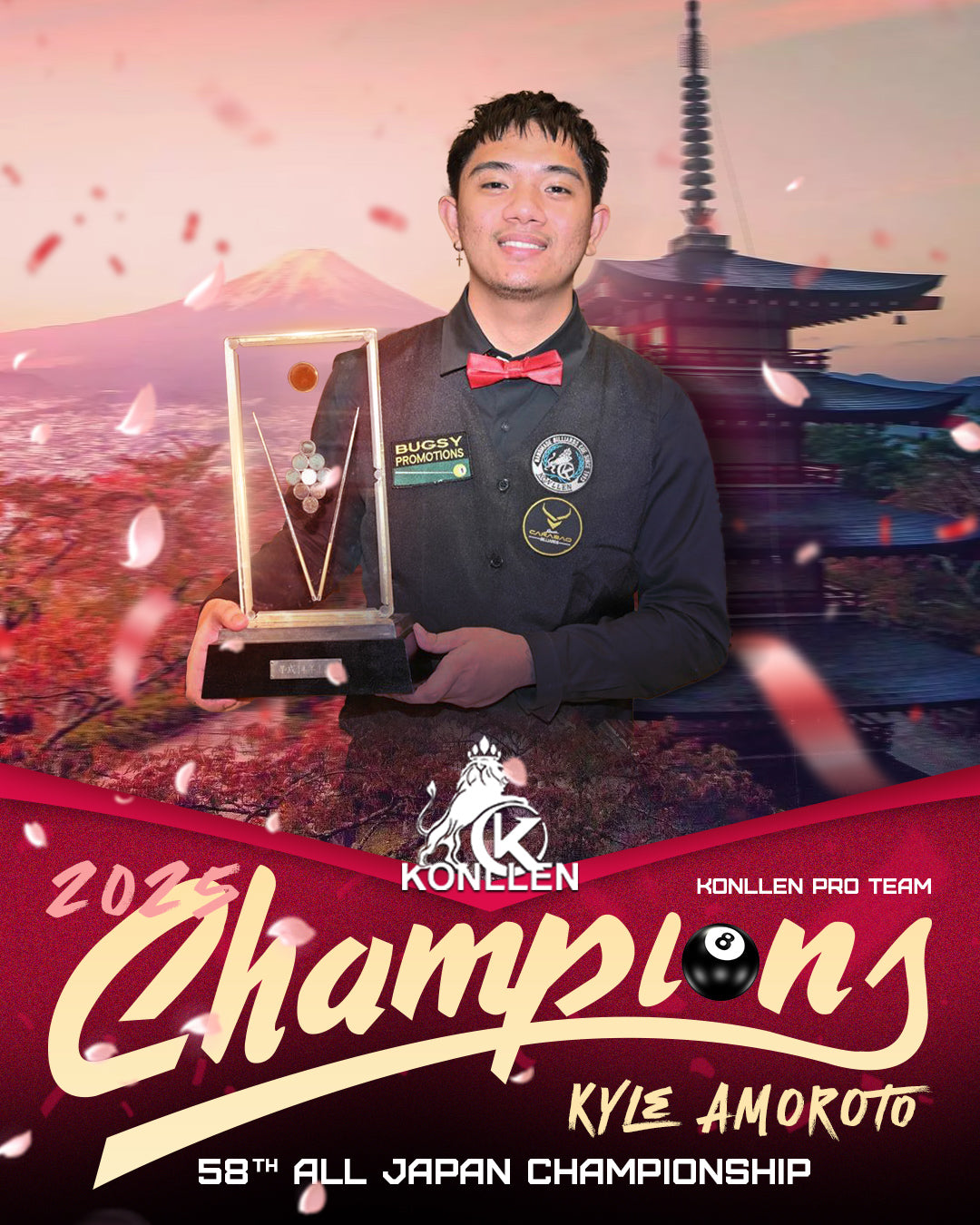 KONLLEN Pro Player Kyle Amoroto Claims the 2025 All Japan Championship Title
