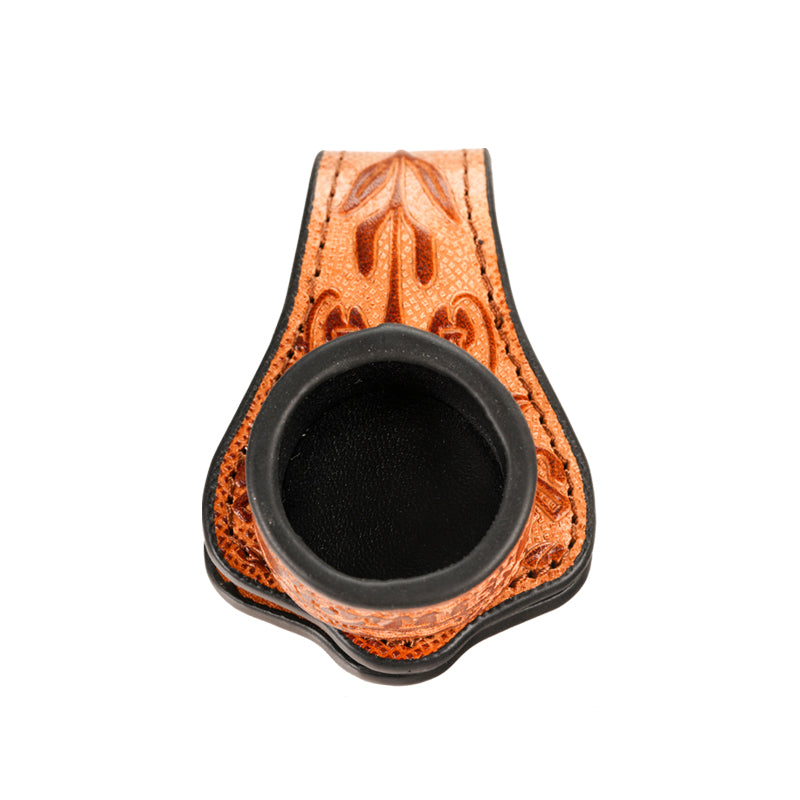 KONLLEN Vegetable Tanned Leather Chalk Holder(round + square)
