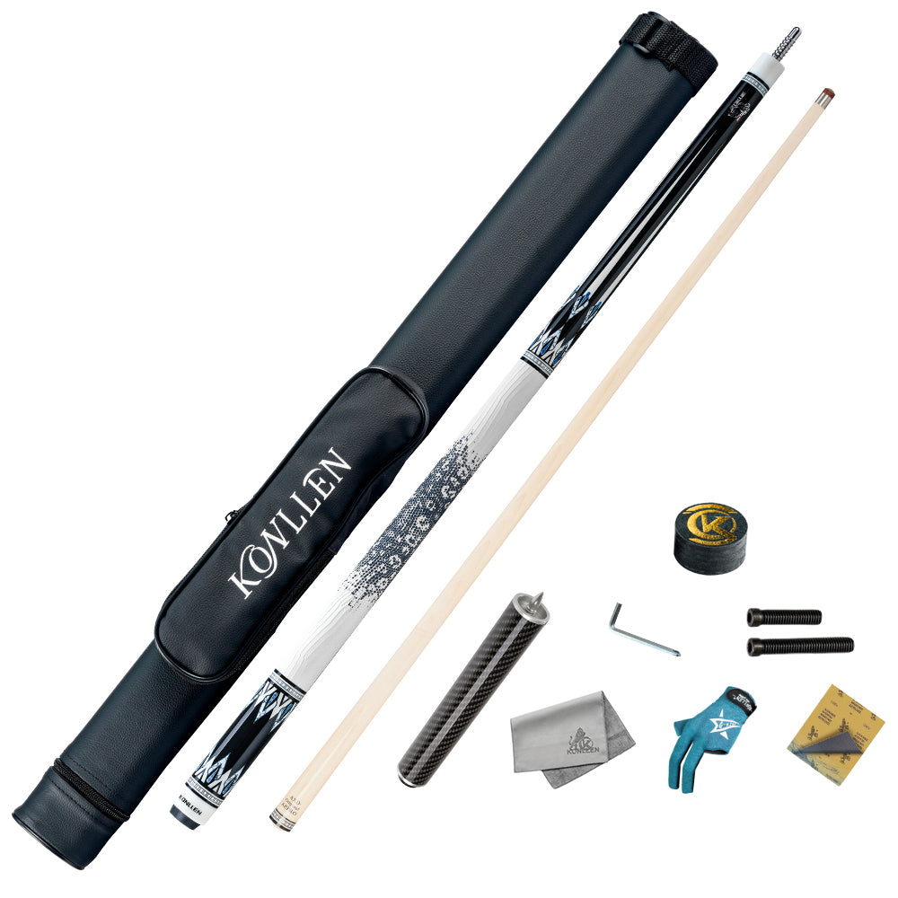 KONLLEN Dragon-02 Maple Pool Cue - 10.5mm / 11.5mm / 12.2mm