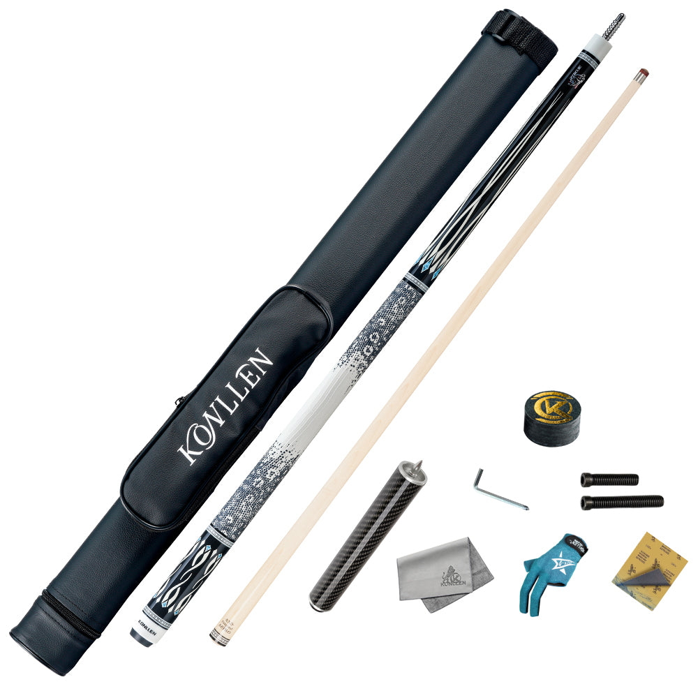 KONLLEN Dragon-01 Maple Pool Cue - 10.5mm / 11.5mm / 12.2mm