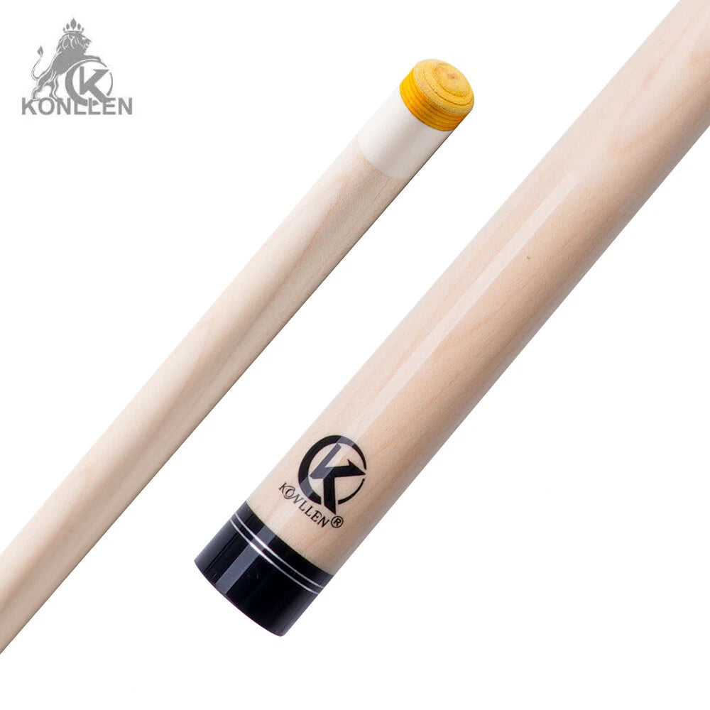 KONLLEN Maple Shaft for Radial Uniloc Joint 12.5mm with Black Collar and Silver Ring