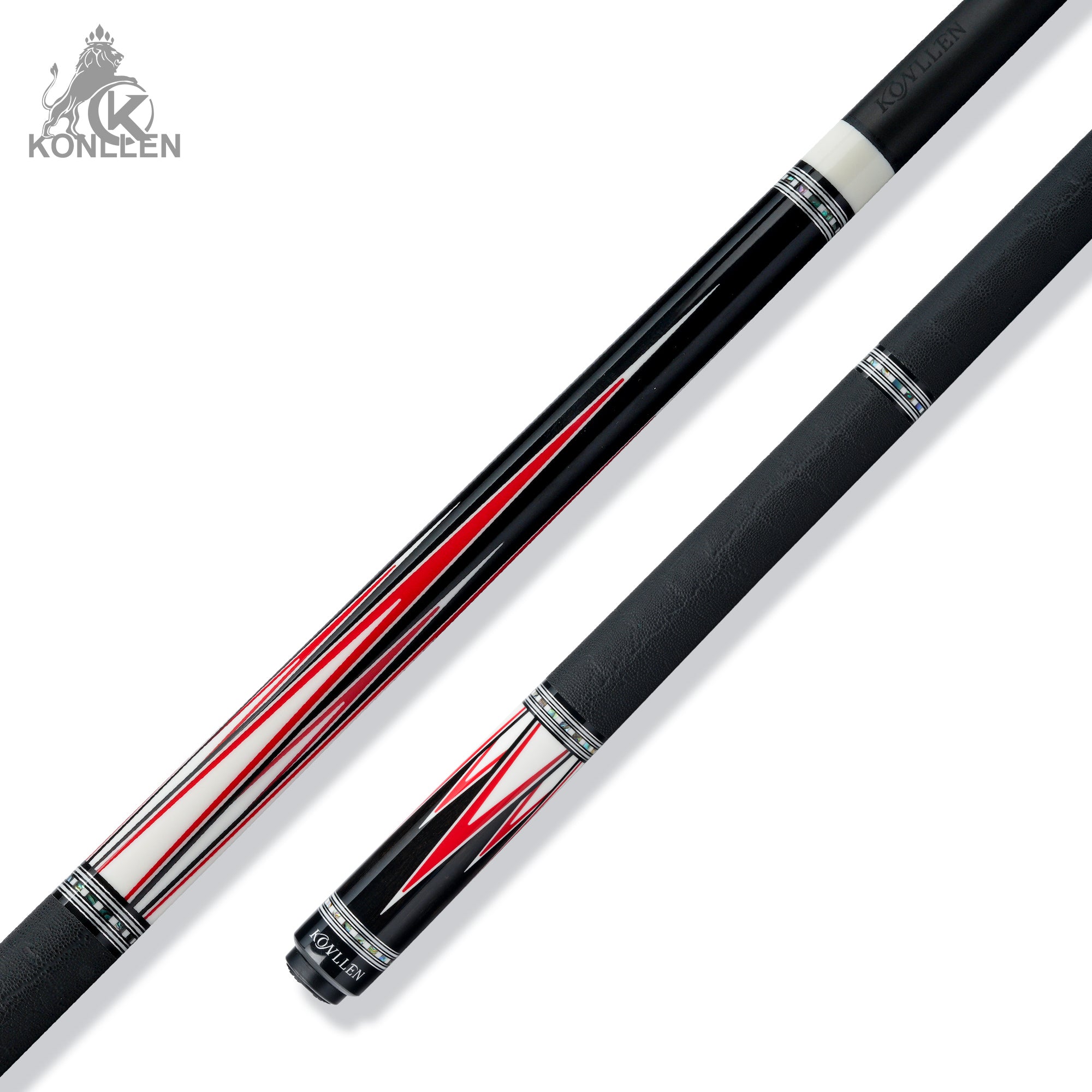 KONLLEN 2.0 Series AK75-001RF - Ebony Butt Sleeve With Abalone Ring and Zuma Inlay - 12.5mm
