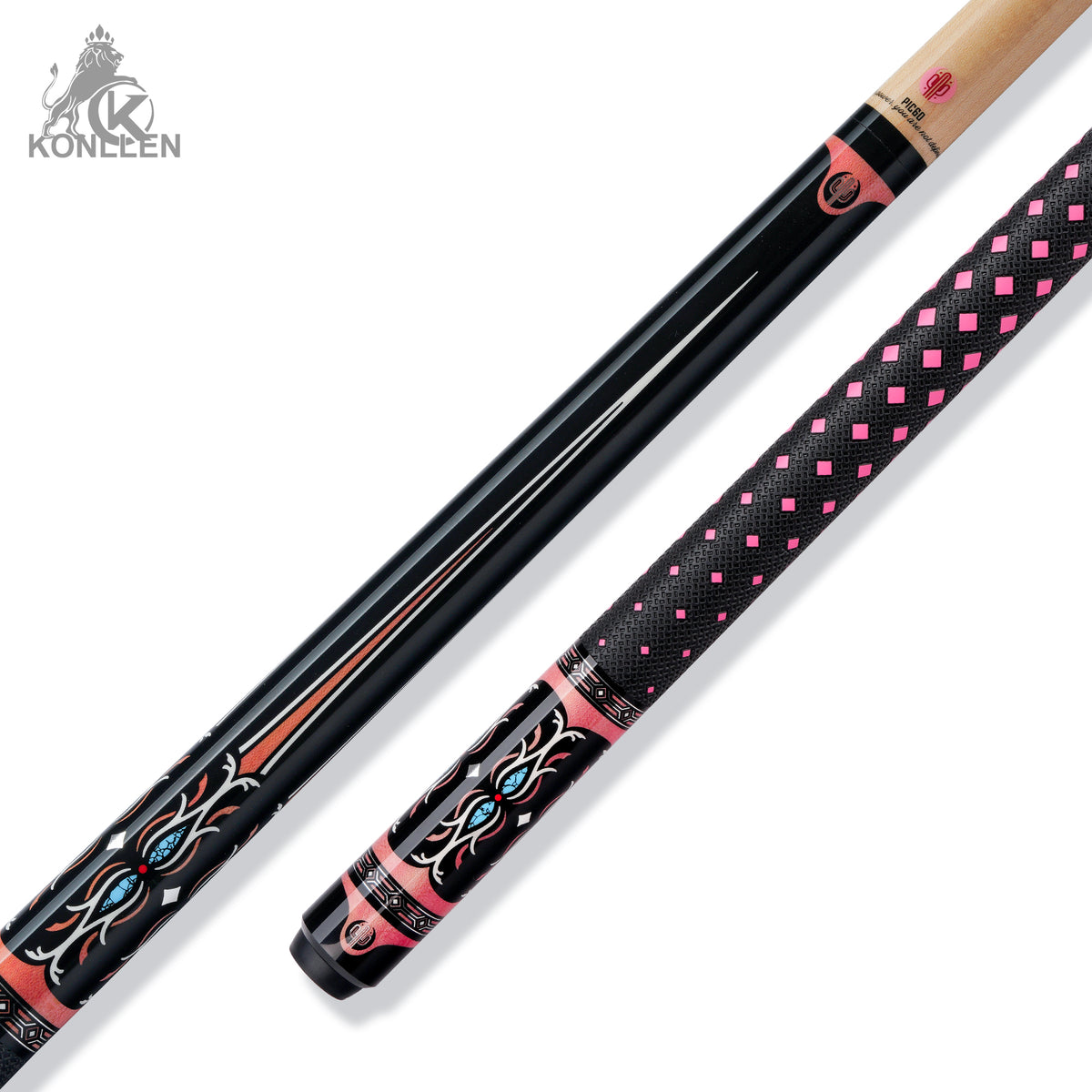 KONLLEN Lilia Low Deflection Maple Pool Cue - 12.5mm