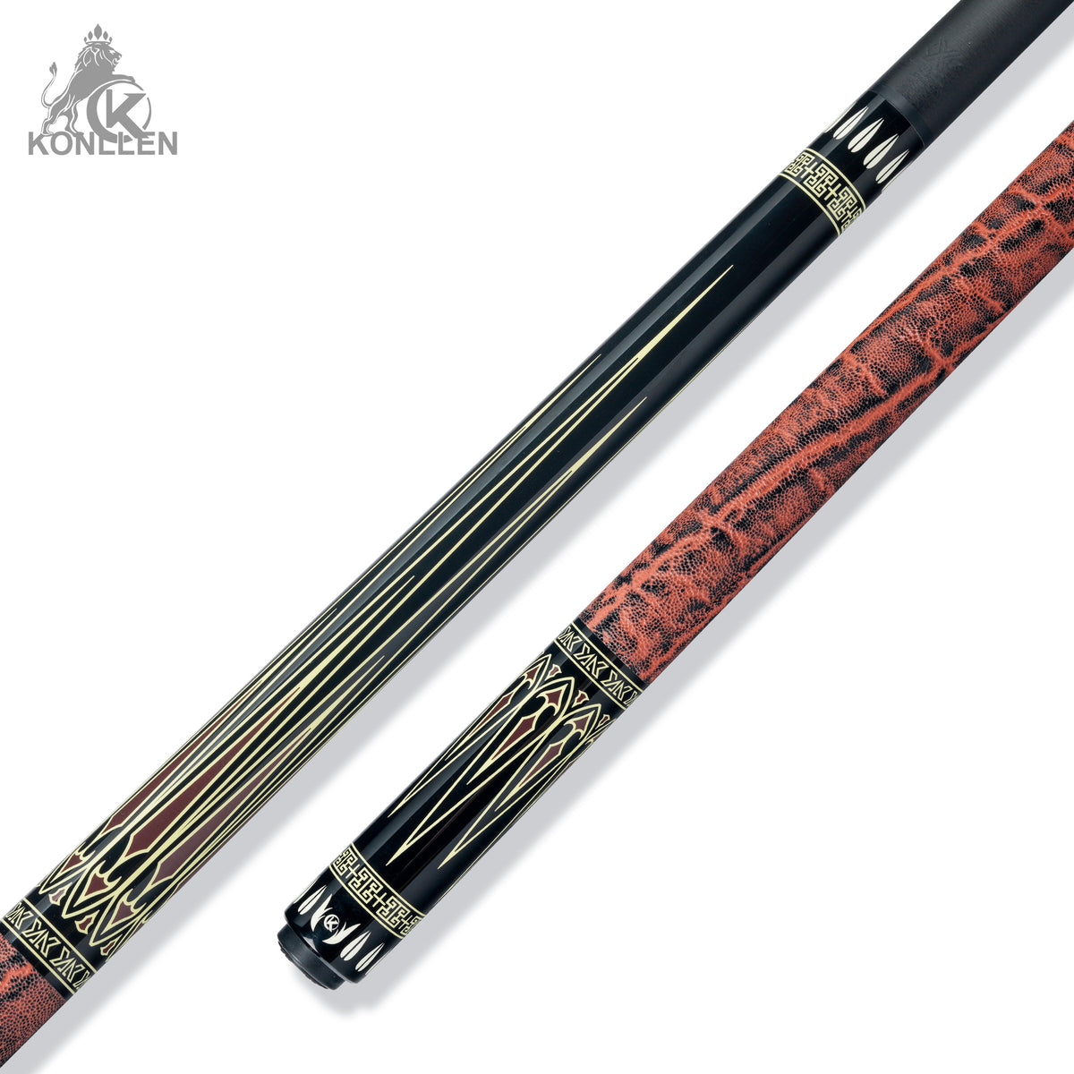 KONLLEN Axiom Low Deflection Carbon Fiber Pool Cue with CFX ProTaper Shaft - 12.4mm