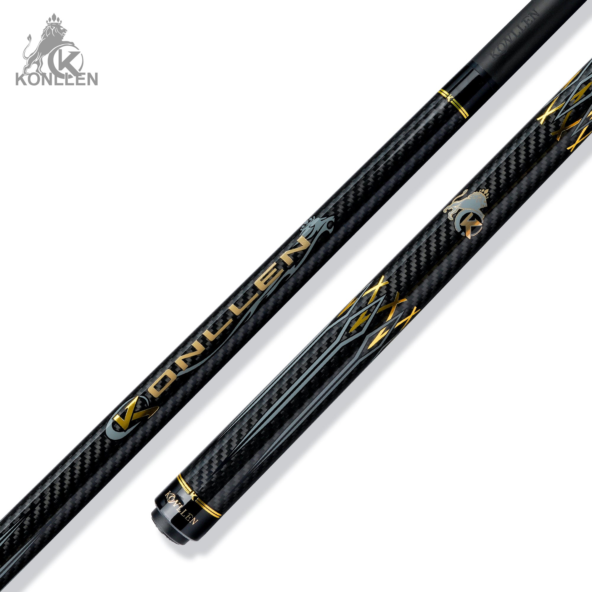 KONLLEN 2.0 AK-3K Low Deflection Carbon Fiber Pool Cue with