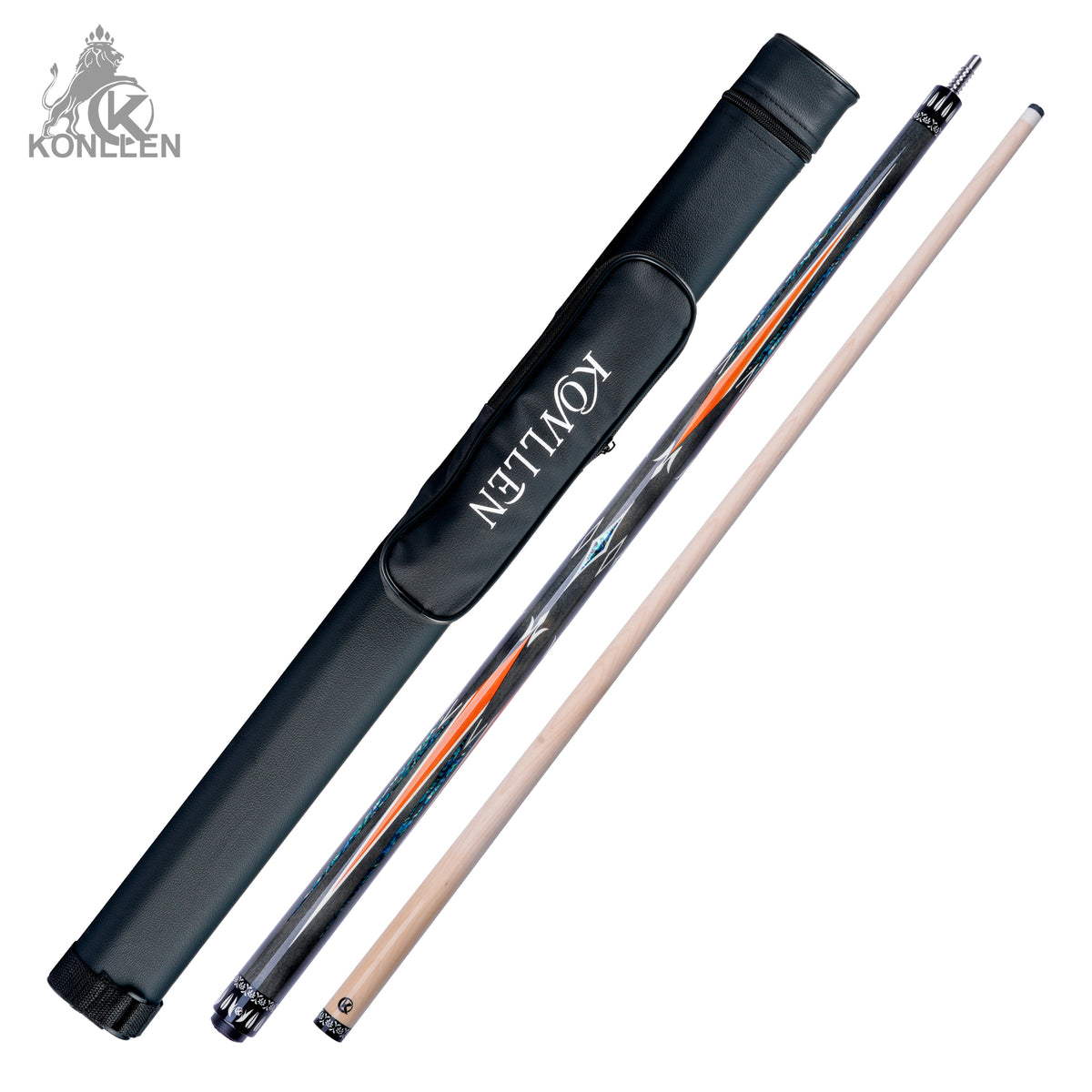 KONLLEN Lucent Low Deflection Maple Pool Cue - 12mm