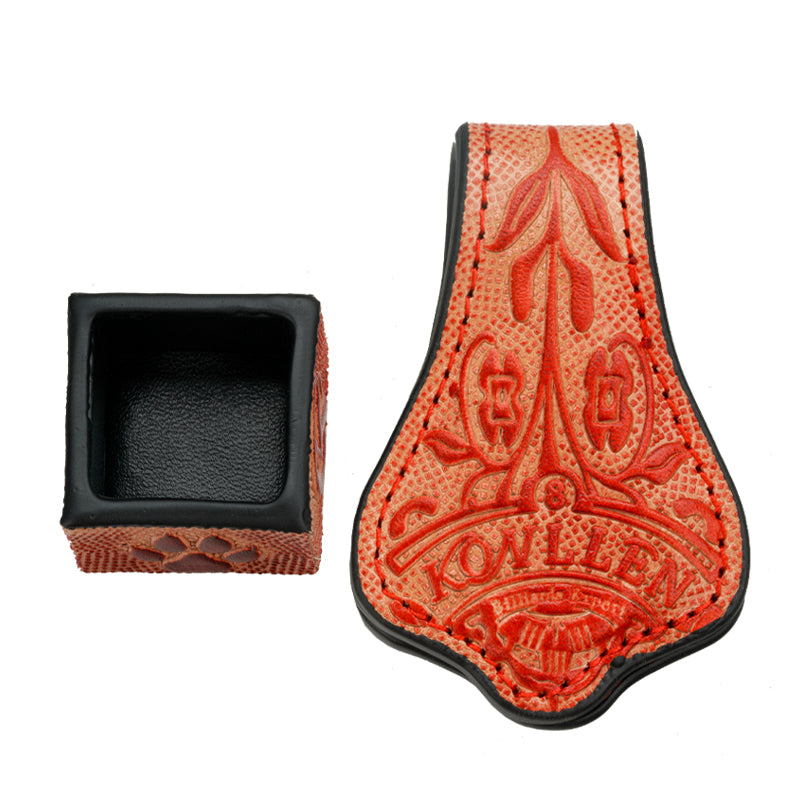KONLLEN Vegetable Tanned Leather Chalk Holder(round + square)