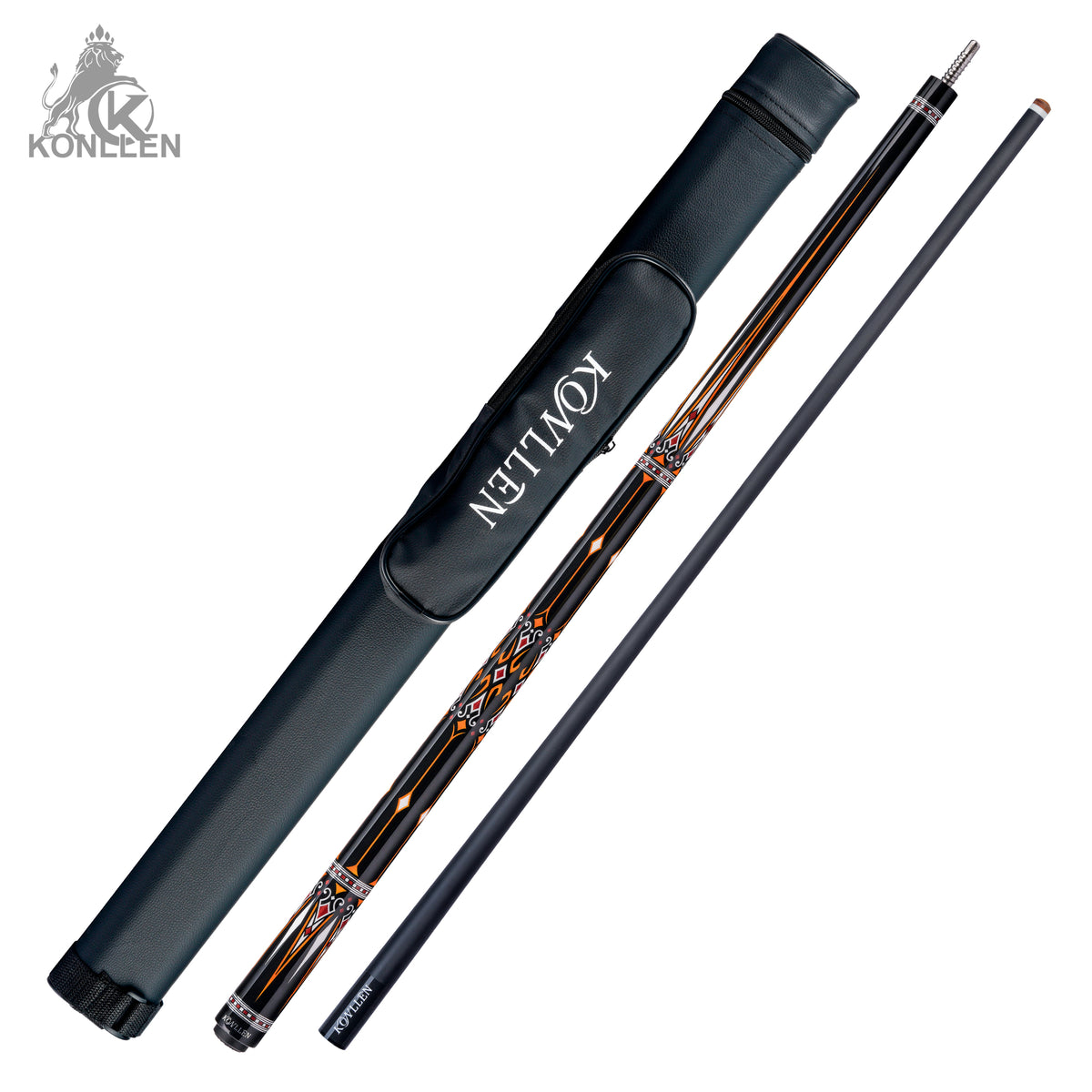 KONLLEN 2.0 Aureate Low Deflection Carbon Fiber Pool Cue with ProTaper Shaft