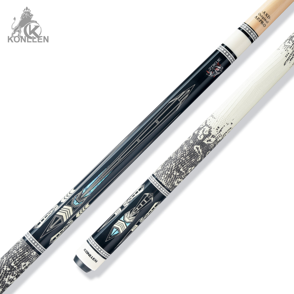 KONLLEN Dragon-03 Maple Pool Cue - 10.5mm / 11.5mm / 12.2mm