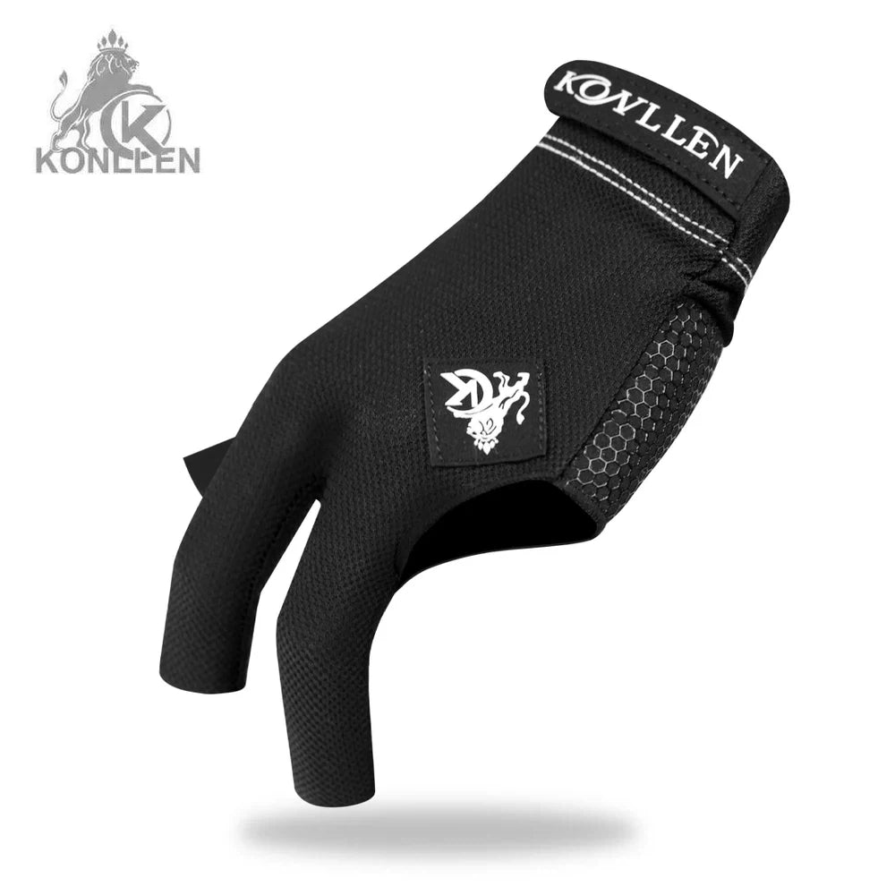 KONLLEN Billiards Gloves for Left Hand/Right Hand L/XL - 03 spandex series