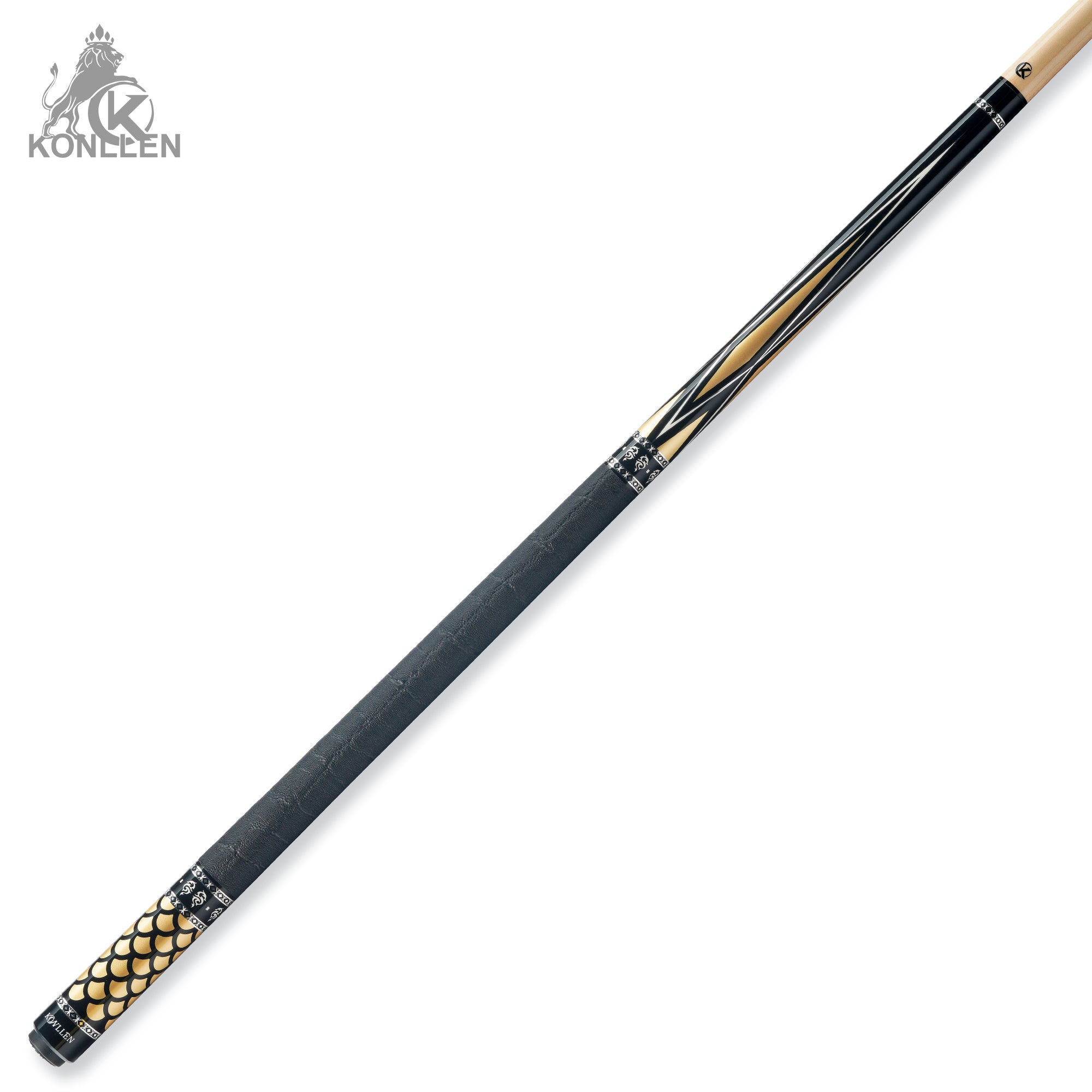 KONLLEN Aurelian Low Deflection Maple Pool Cue With 30cm Carbon Tube - 11.8mm / 12.5mm