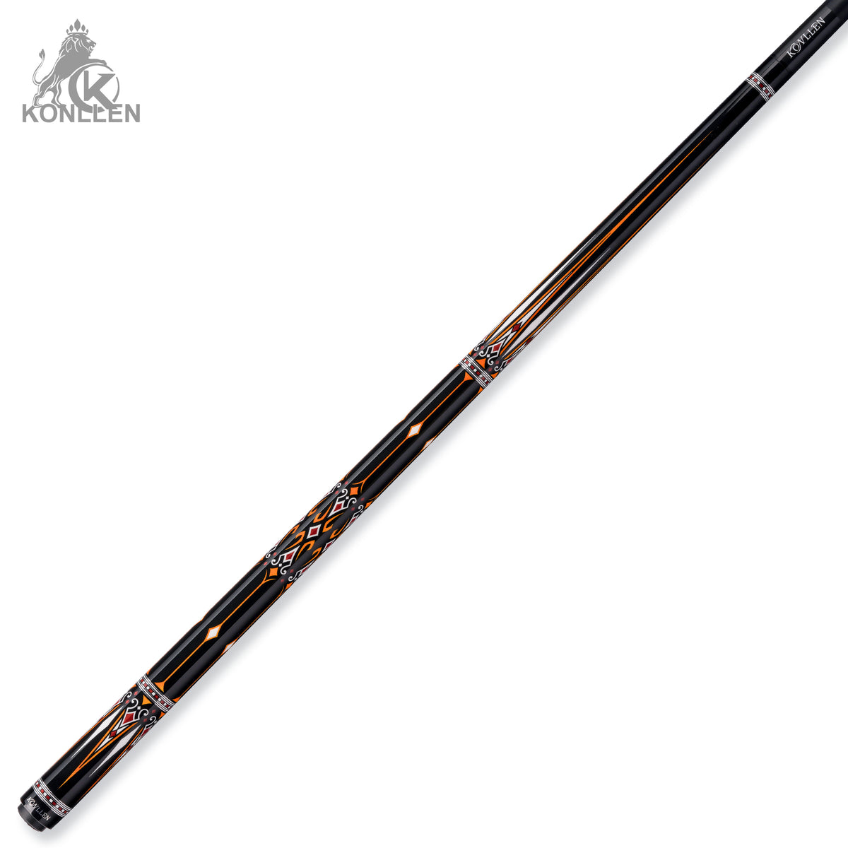 KONLLEN 2.0 Aureate Low Deflection Carbon Fiber Pool Cue with ProTaper Shaft