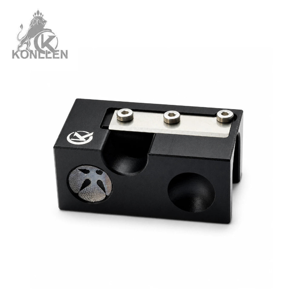 KONLLEN 8 in 1 Billiards Pool Cue Tip Repair Tool - Trimmer/Burnisher/Shaper/Tapper