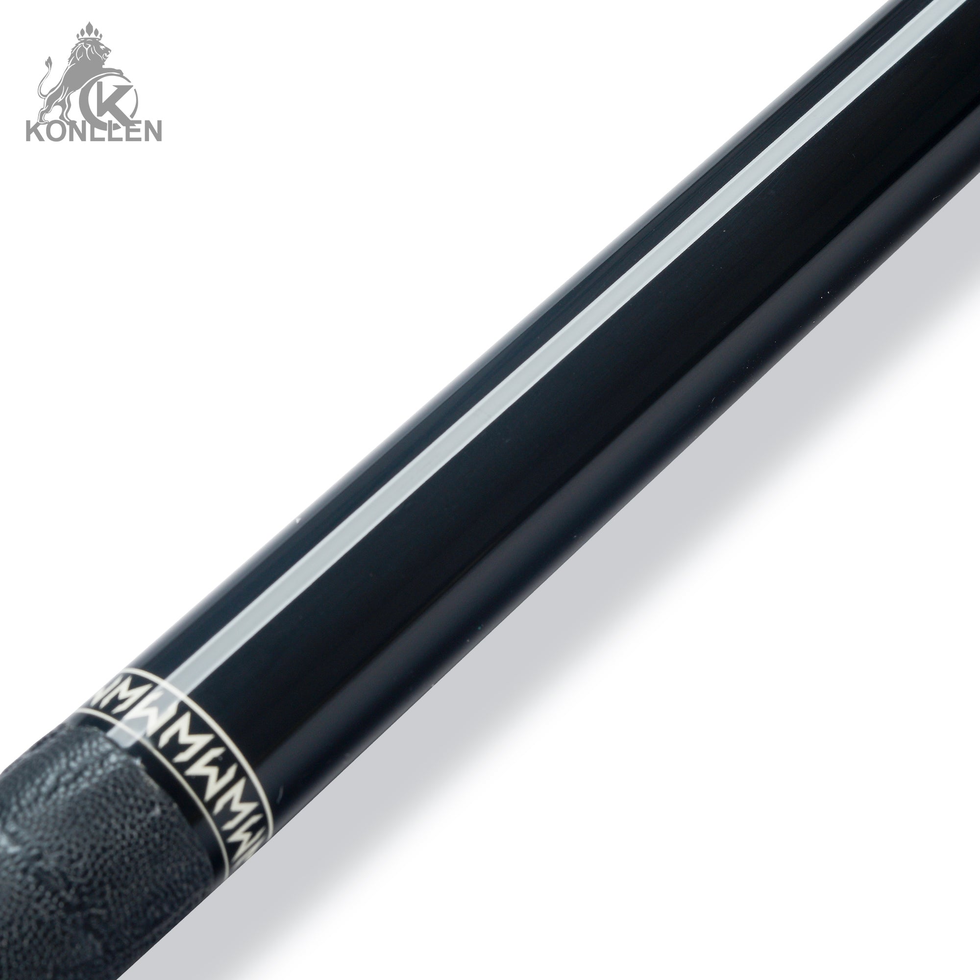 KONLLEN Eclipse Low Deflection Maple Pool Cue With 30cm Carbon Tube - 12mm