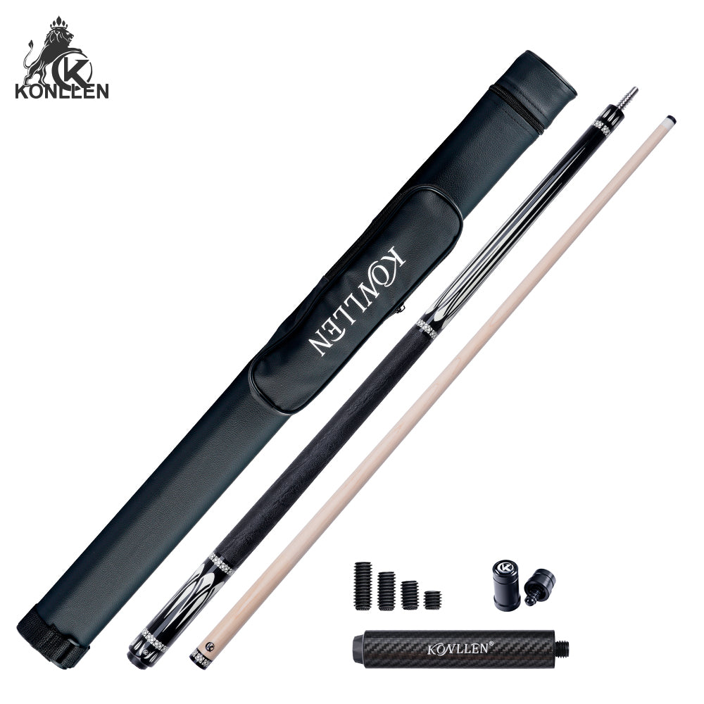 KONLLEN Voyage Low Deflection Maple Pool Cue - 12mm