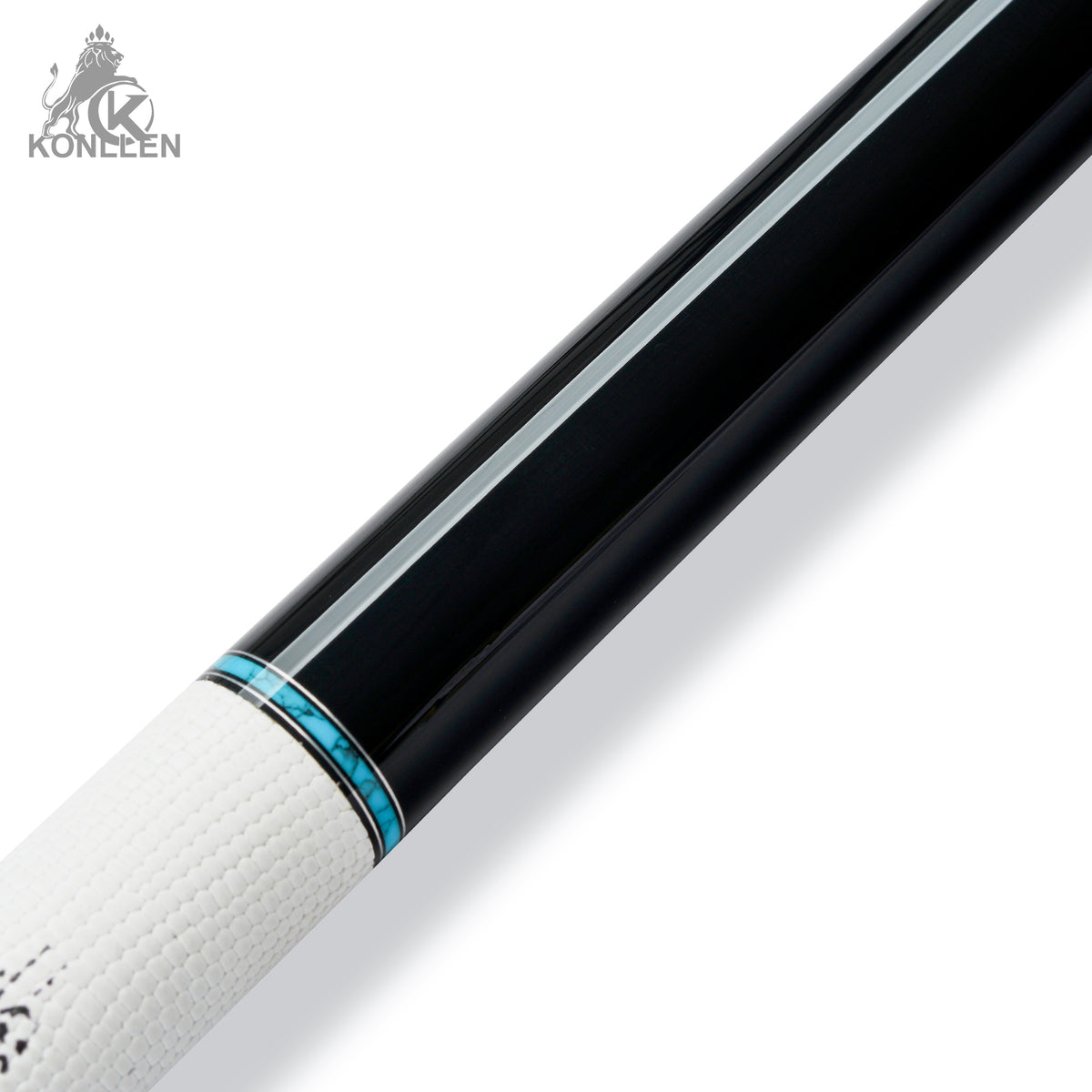 KONLLEN 2.0 Lanting-02 Low Deflection Carbon Fiber Pool Cue Ebony Handmade Inlay - 11.8mm / 12.5mm