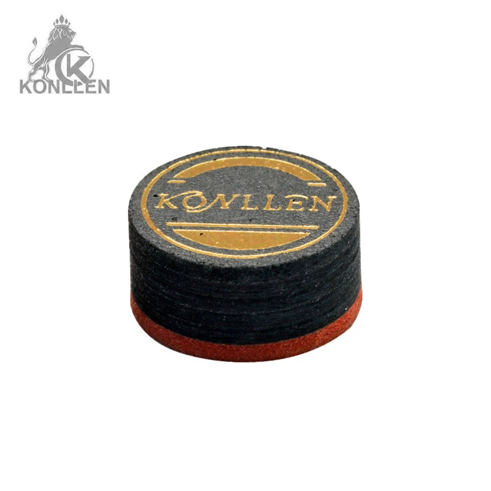 KONLLEN Pool Billiard Cue Medium Hard Tips 14mm 6 Layers 5pcs