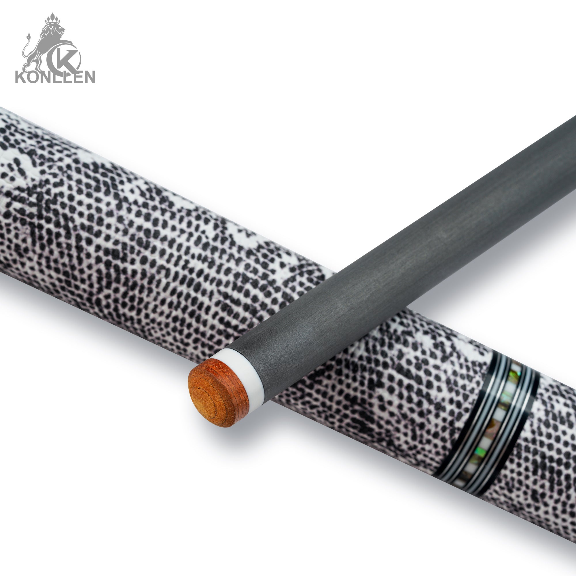 KONLLEN AXA-N2F Low Deflection Pool Cue Bird’s Eye Maple Handmade Inlay - 12.5mm