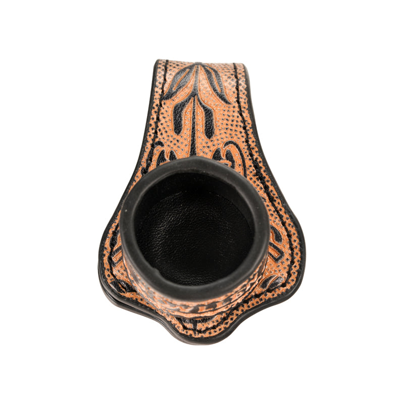 KONLLEN Vegetable Tanned Leather Chalk Holder(round + square)