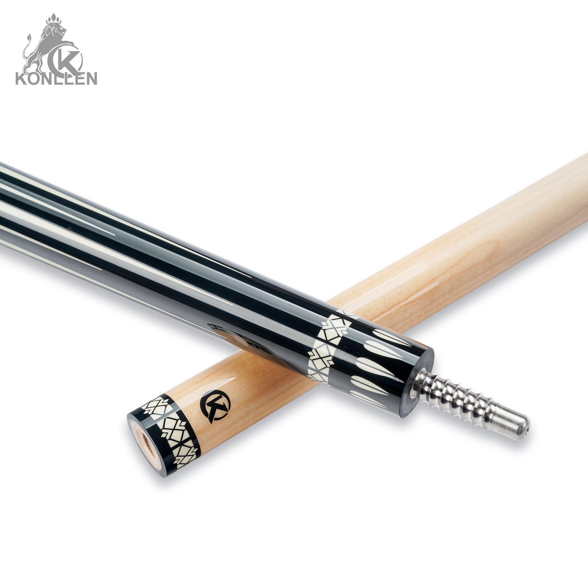 KONLLEN Voyage Low Deflection Maple Pool Cue - 12mm