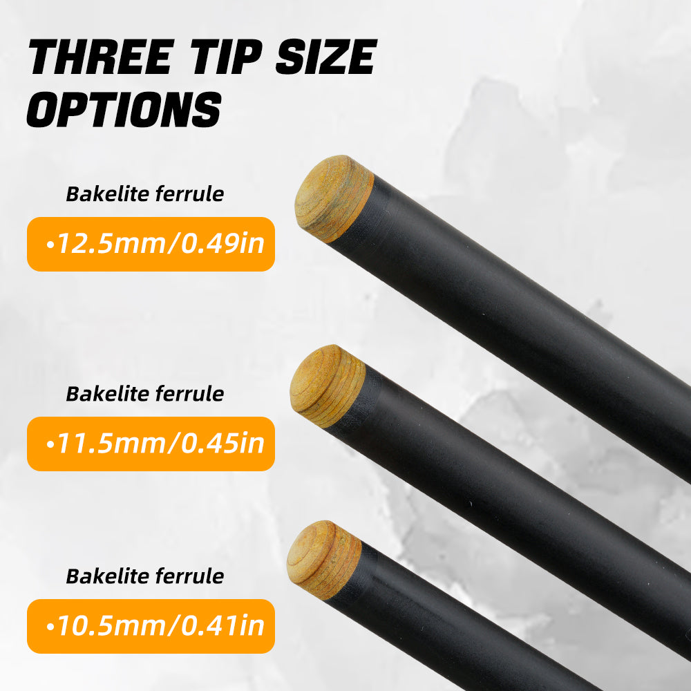 KONLLEN Carbon Fiber Shaft - Radial / Uniloc / 3/8*10 Pin - 10.5 / 11.5 / 12.5mm