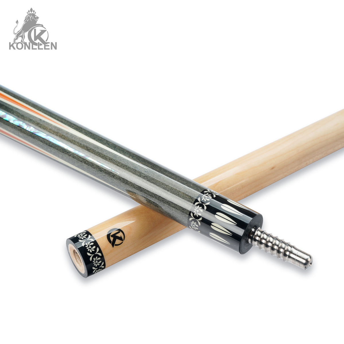 KONLLEN Lucent Low Deflection Maple Pool Cue - 12mm
