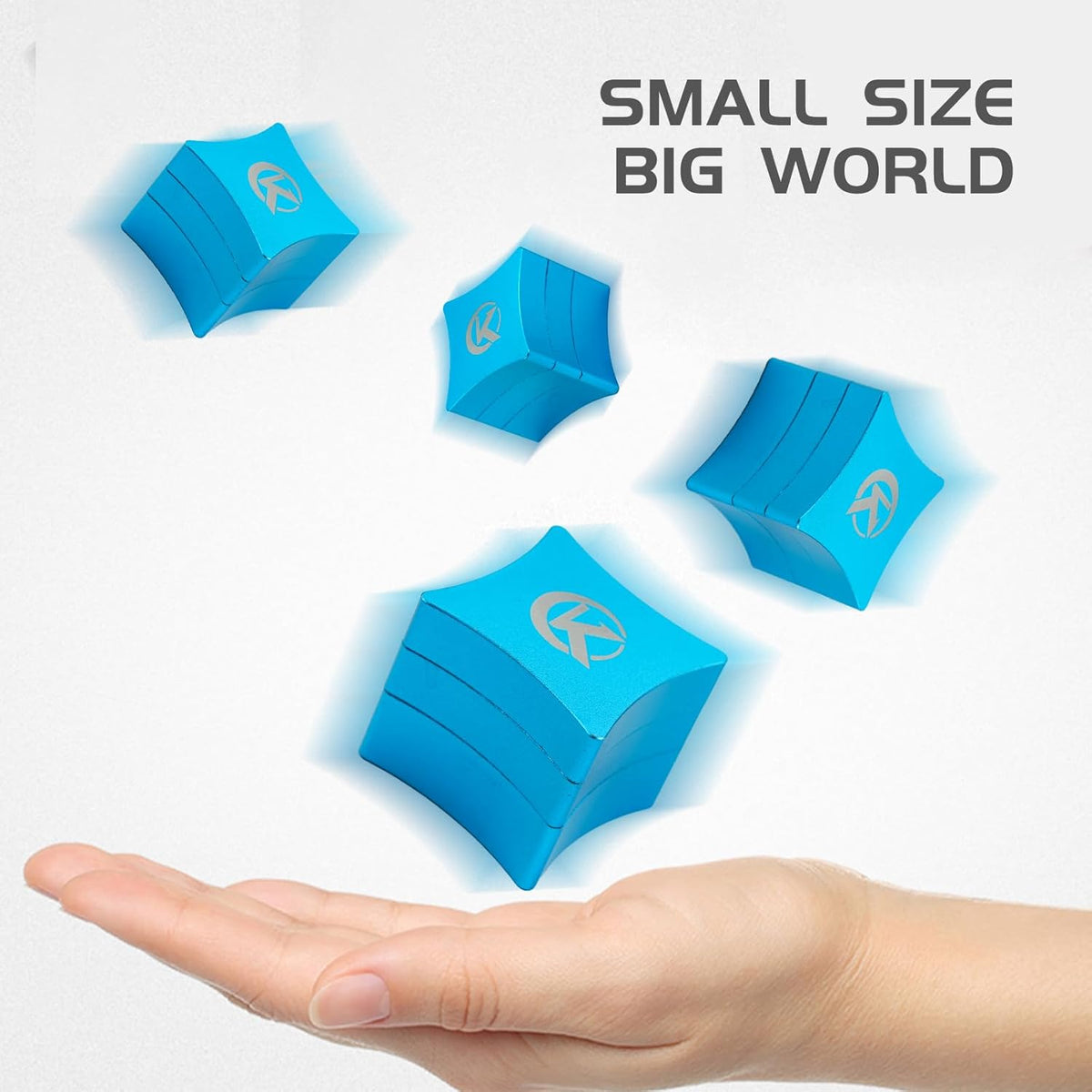 KONLLEN Chalk Holder Quadrilateral Blue