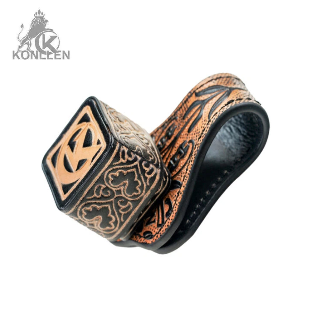 KONLLEN Cowhide Square Chalk Holder