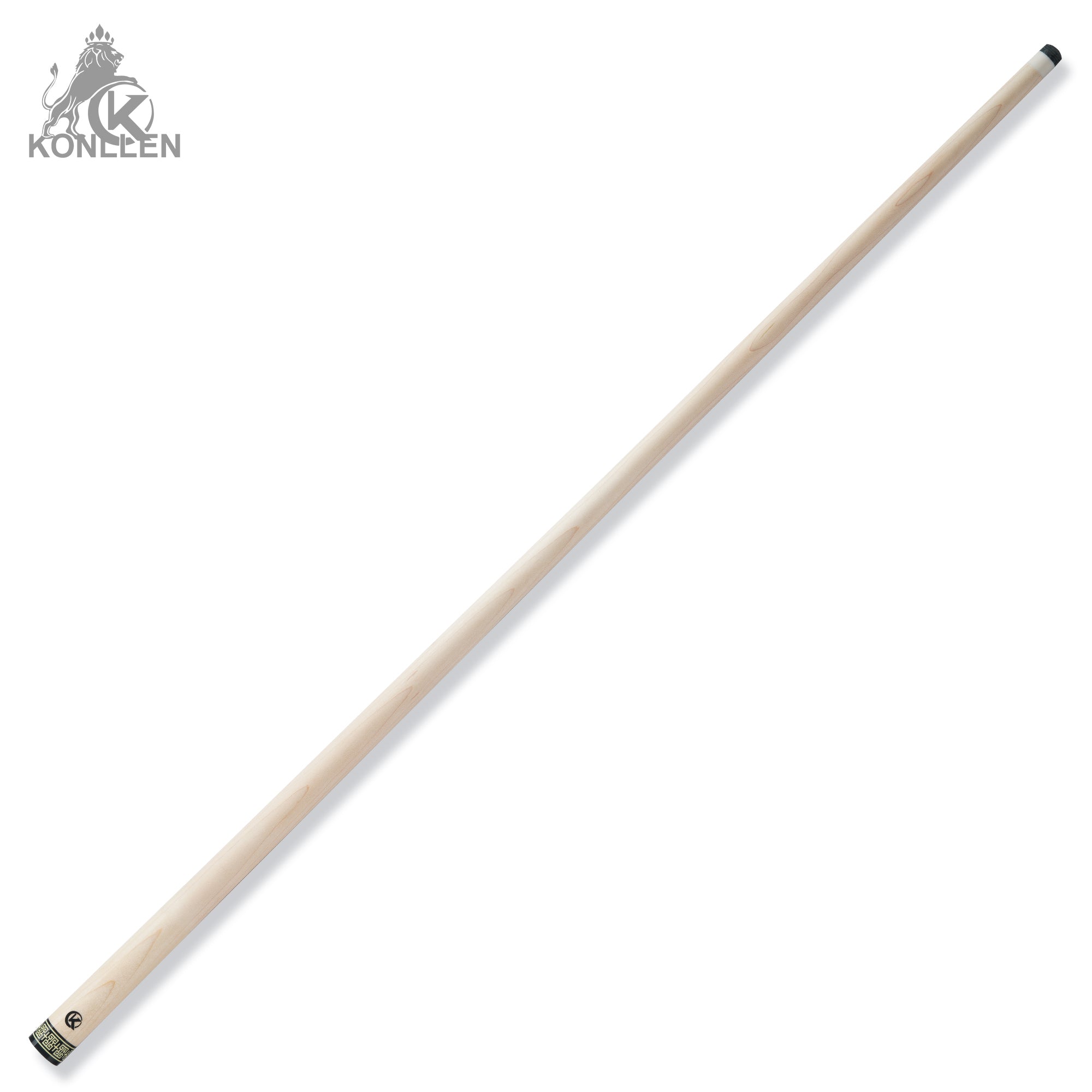 KONLLEN Axiom Low Deflection Maple Pool Cue With 30cm Carbon Tube - 12mm