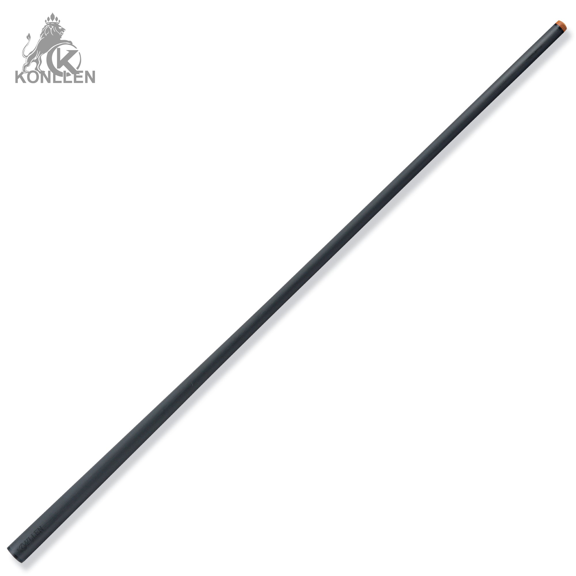 KONLLEN AK-AS-2F Low Deflection Carbon Fiber Pool Cue Ebony Handmade Inlay - 10.5mm / 11.5mm / 12.5mm