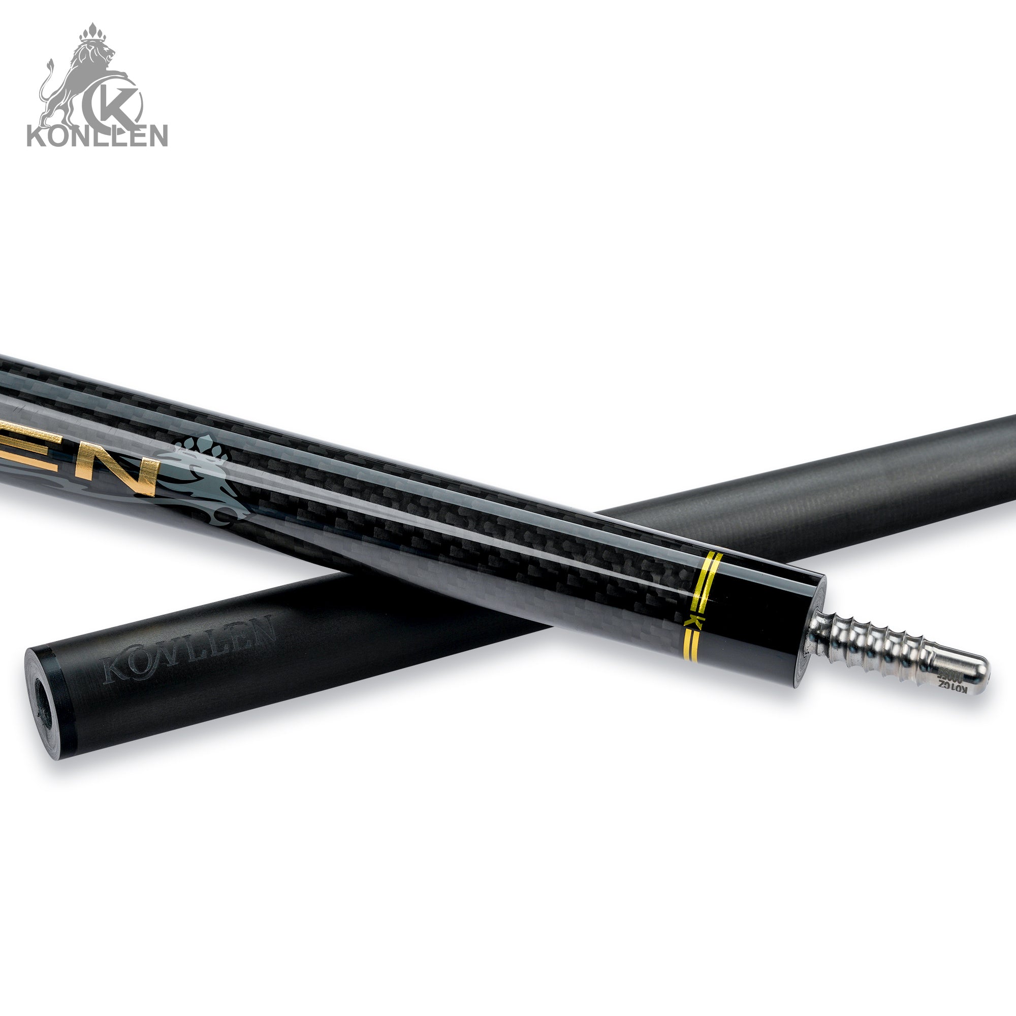KONLLEN 2.0 AK-3K Low Deflection Carbon Fiber Pool Cue with ProTaper Shaft