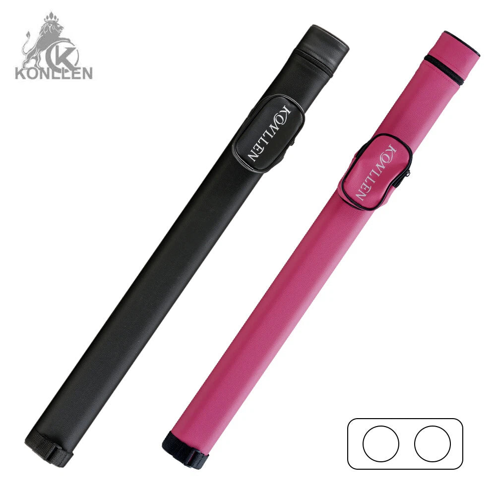 KONLLEN PU Pink / Black Hard Case - 1 Butt x 1 Shaft