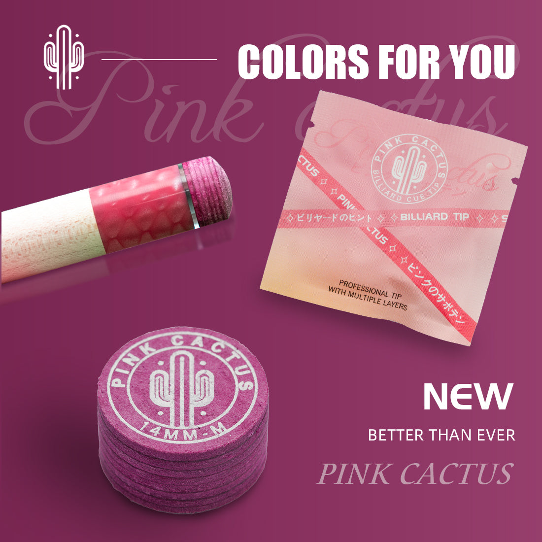 KONLLEN Pink Cactus Tip 11mm / 14mm