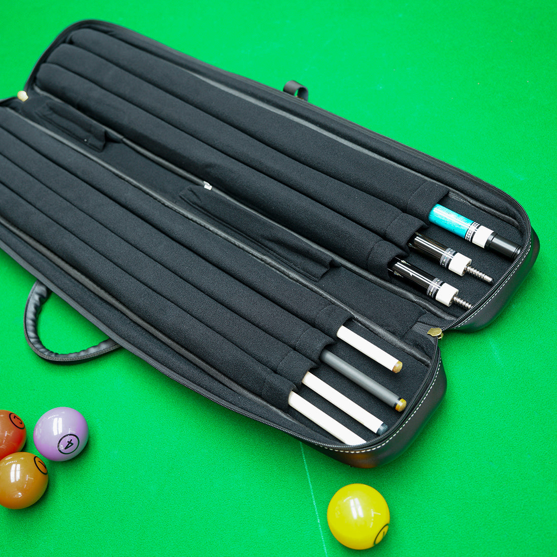 KONLLEN PU Soft Case - 3 Butts x 4 Shafts