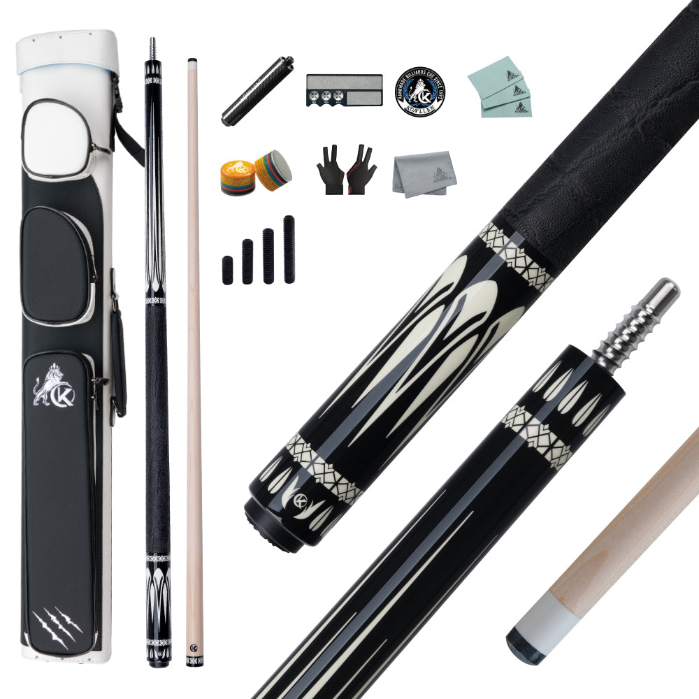 KONLLEN Voyage Low Deflection Maple Pool Cue - 12mm