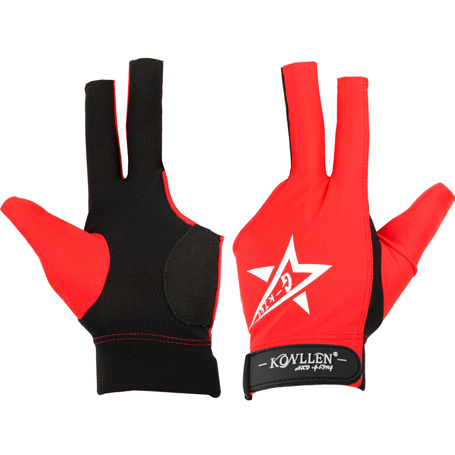 KONLLEN Billiards Gloves for Left Hand/Right Hand L/XL - 01 pure cotton series