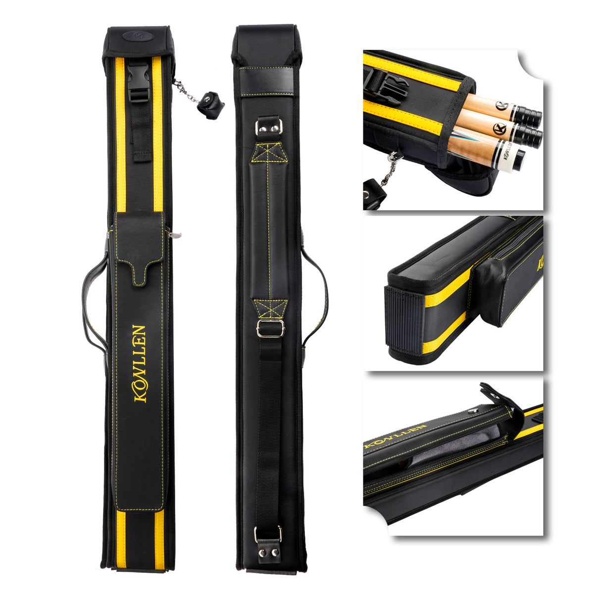 KONLLEN Oxford Cloth Hard Case - 1 Butt x 2 Shafts