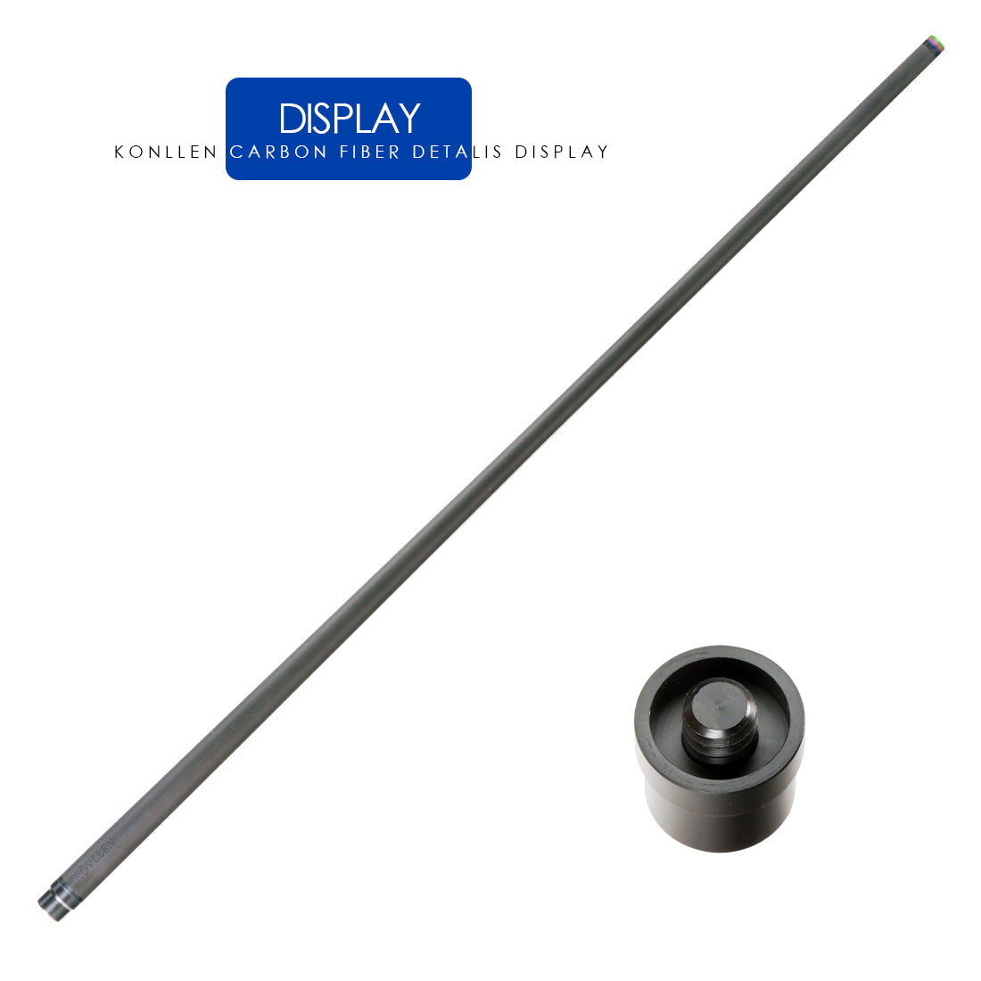 KONLLEN Carbon Fiber Shaft for Uniloc Joint with 11.75mm 12.75mm Green Tip