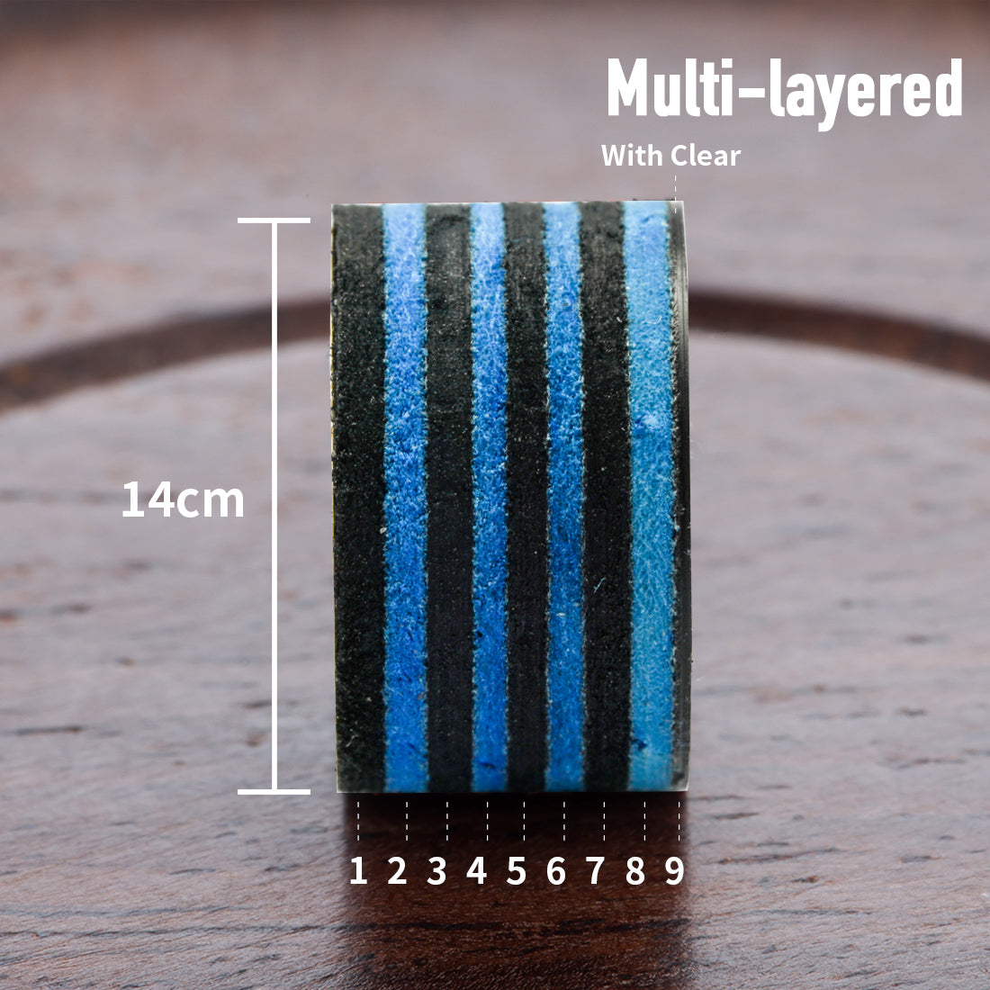 KONLLEN 3 Cushion Carom Cue Tip 14mm