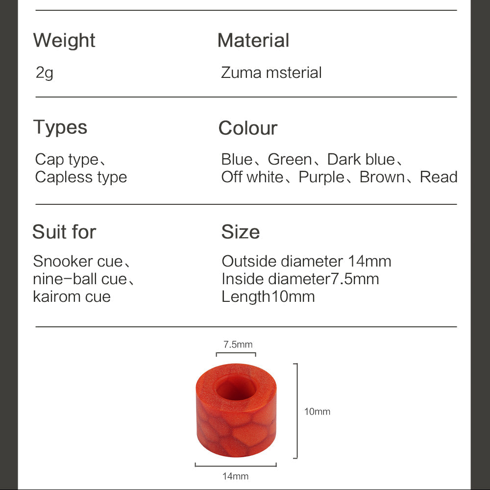 Juma Dragon Rainbow Ferrule - 10mm