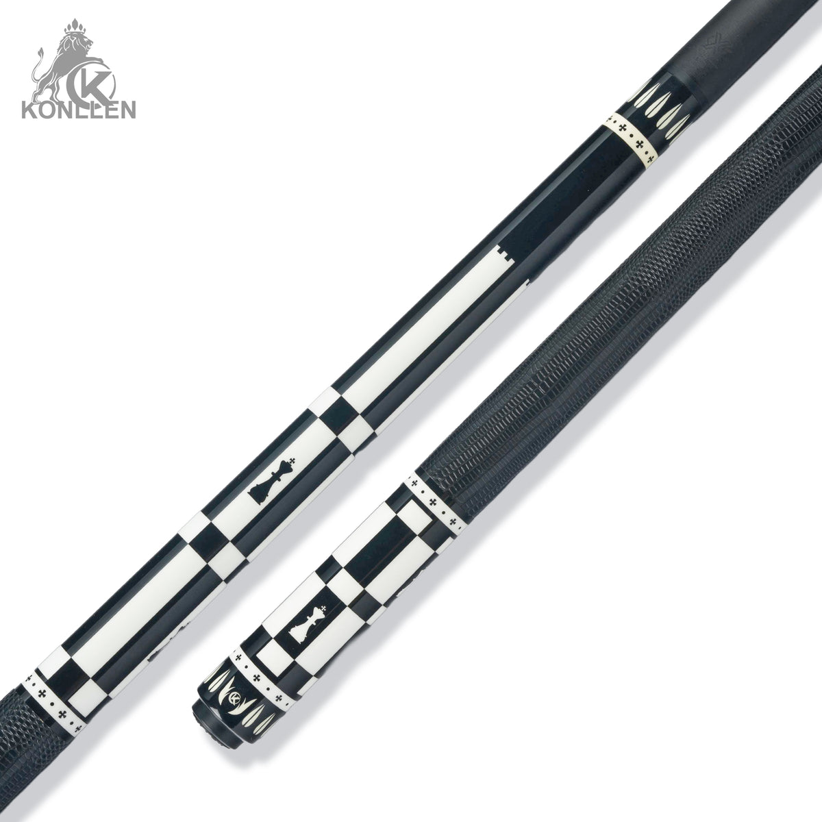 KONLLEN Regent Low Deflection Carbon Fiber Pool Cue with CFX ProTaper Shaft - 12.4mm