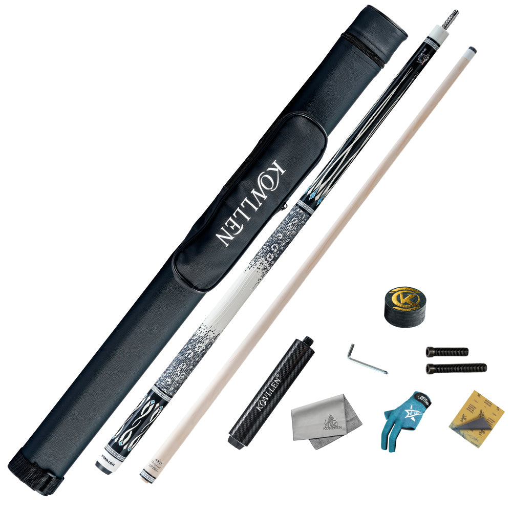 KONLLEN Dragon-01 Maple Pool Cue - 10.5mm / 11.5mm / 12.2mm