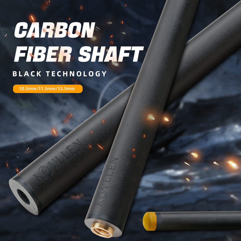KONLLEN Carbon Fiber Shaft - Radial / Uniloc / 3/8*10 Pin - 10.5 / 11.5 / 12.5mm