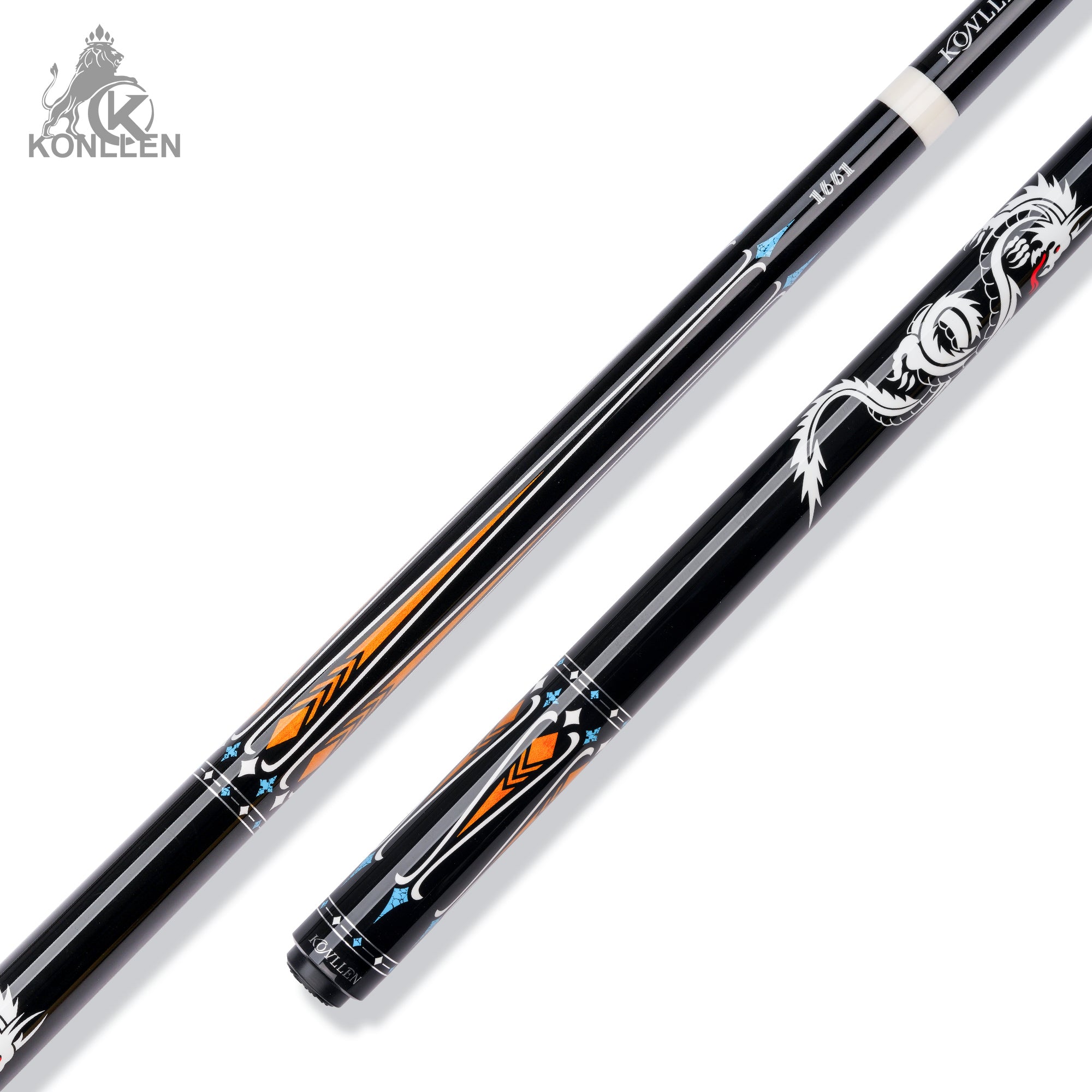 KONLLEN 2.0 AK-10YF Low Deflection Carbon Fiber Pool Cue with ProTaper Shaft
