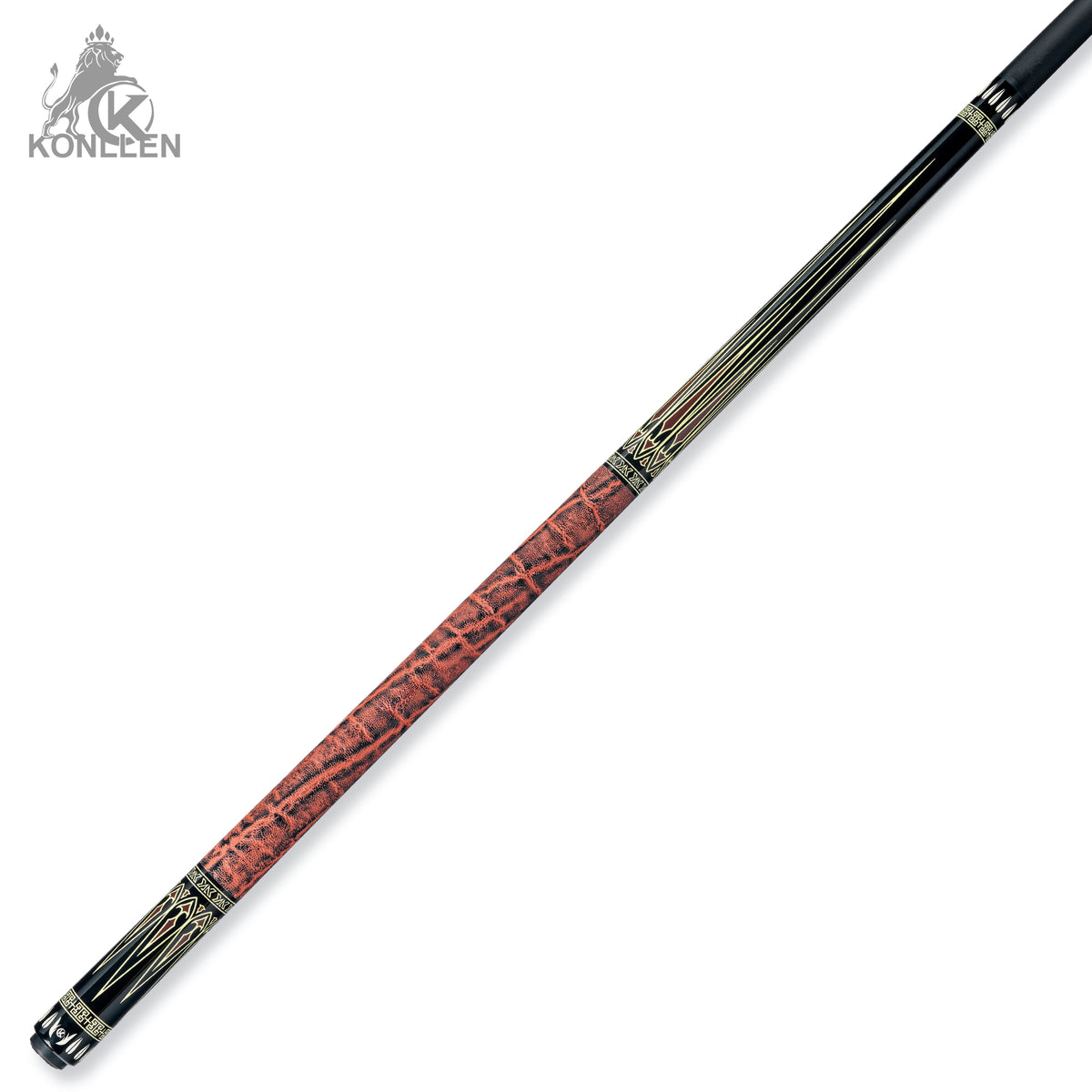 KONLLEN Axiom Low Deflection Carbon Fiber Pool Cue with CFX ProTaper Shaft - 12.4mm