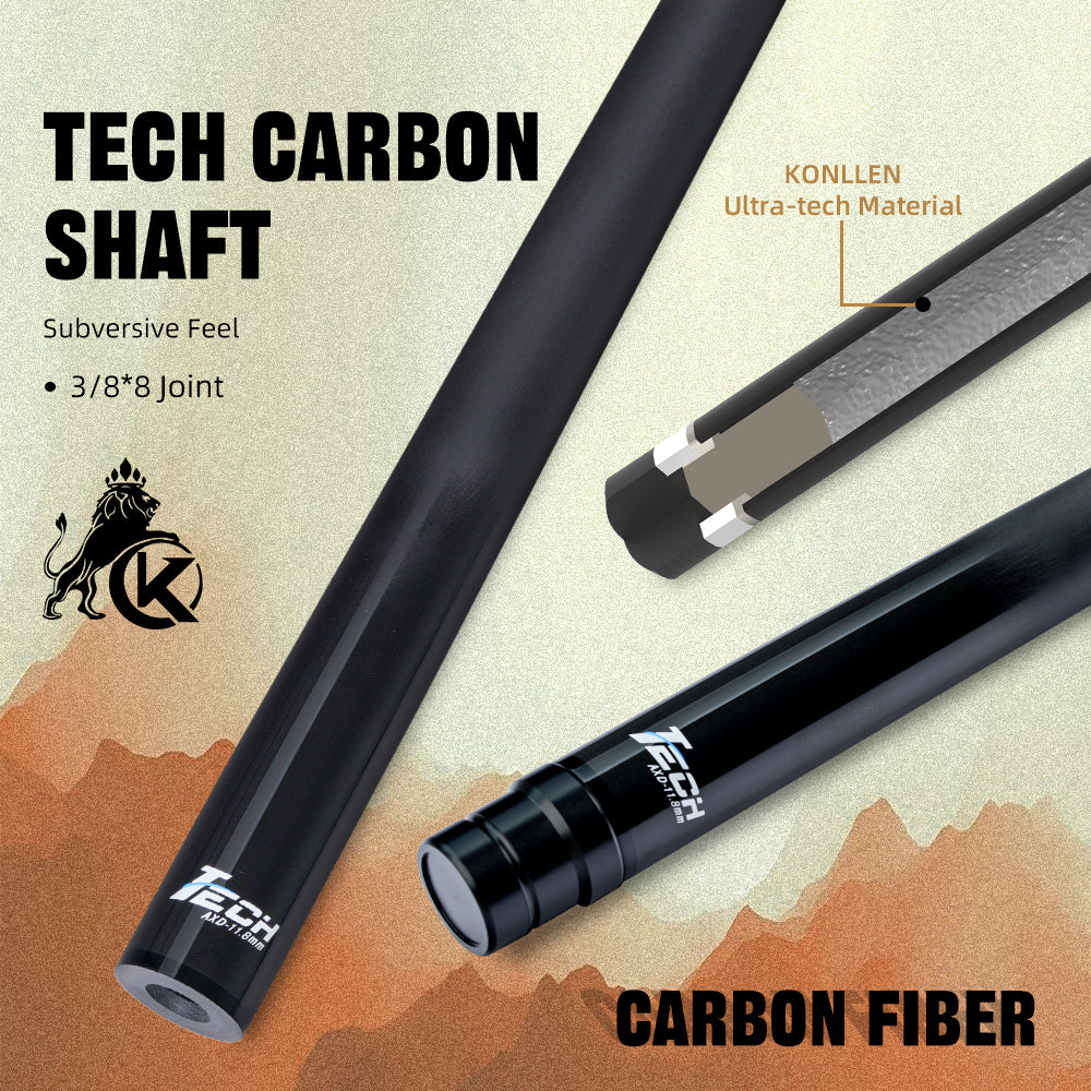 KONLLEN Carbon Fiber Shaft for Radial Joint with 11.8mm / 12.5mm Tip