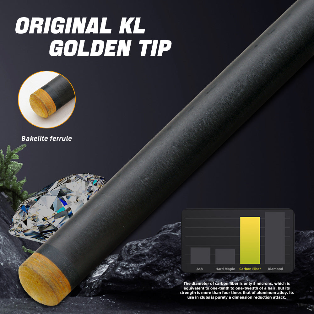 KONLLEN Carbon Fiber Shaft - Radial / Uniloc / 3/8*10 Pin - 10.5 / 11.5 / 12.5mm