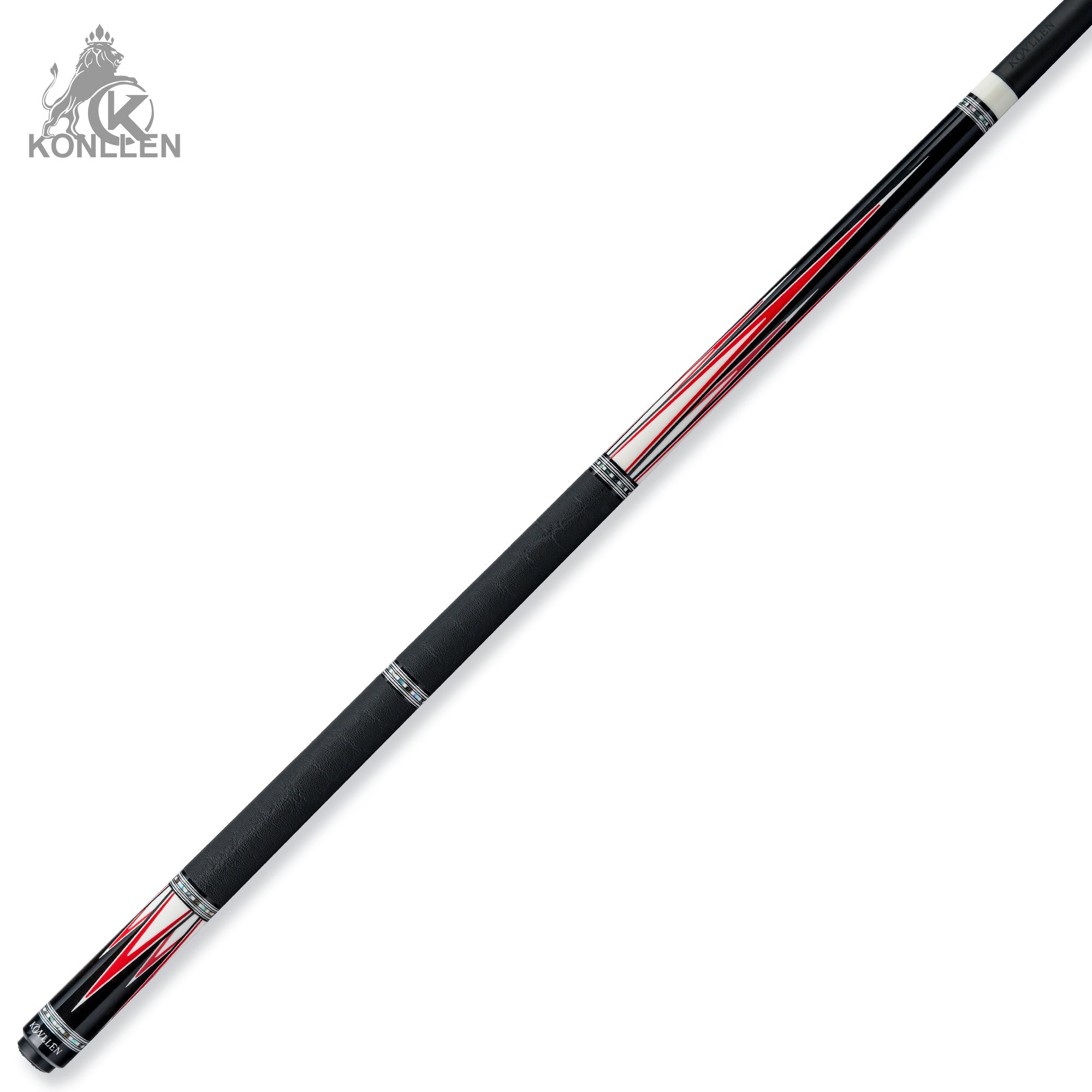KONLLEN 2.0 Series AK75-001RF - Ebony Butt Sleeve With Abalone Ring and Zuma Inlay - 12.5mm